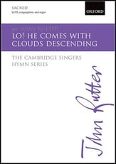 Lo He Comes with Clouds Descending SATB choral sheet music cover